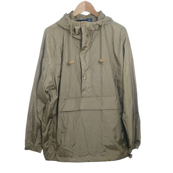 Fremantle Windbreaker Jacket Men's Size Medium Multi-Pocket Kangaroo Pouch Gold - Picture 1 of 16